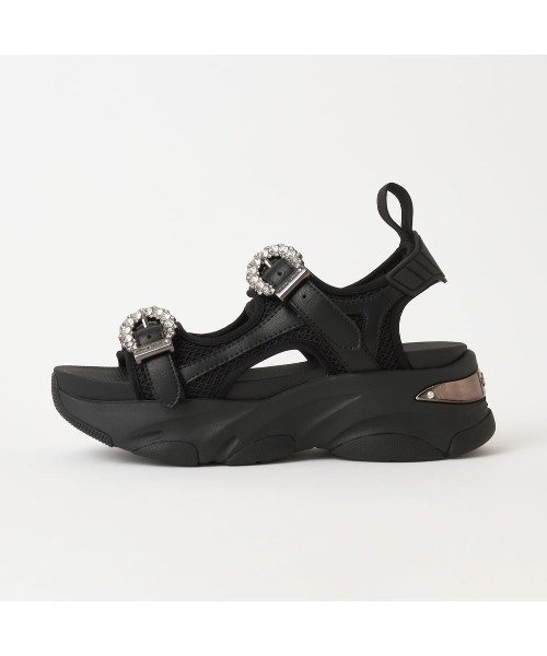 DIANAビジュー付きブラックミュール 靴・バッグのダイアナ通販サイト ｜ ミュール ビジュー 【dianashoes.com】