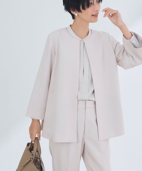 「CROSS FUNCTION」 セットアップ 11号 ネイビー レディース_画像6