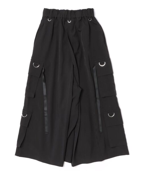 REZEN（リゼン） ワイドパンツ カーゴパンツ プリーツ袴カーゴパンツ