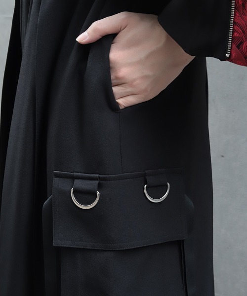 REZEN（リゼン） ワイドパンツ カーゴパンツ プリーツ袴カーゴパンツ