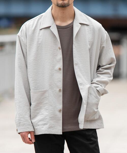 「URBAN RESEARCH ROSSO MEN」 テーラードジャケット LARGE チャコールグレー メンズ_画像2