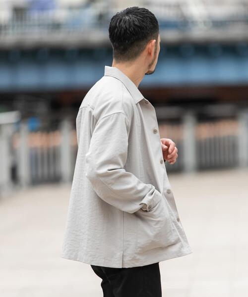 「URBAN RESEARCH ROSSO MEN」 テーラードジャケット LARGE チャコールグレー メンズ_画像4