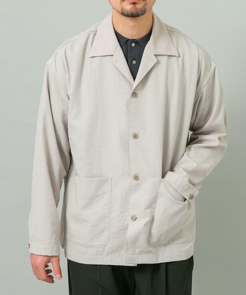 「URBAN RESEARCH ROSSO MEN」 テーラードジャケット LARGE チャコールグレー メンズ_画像7