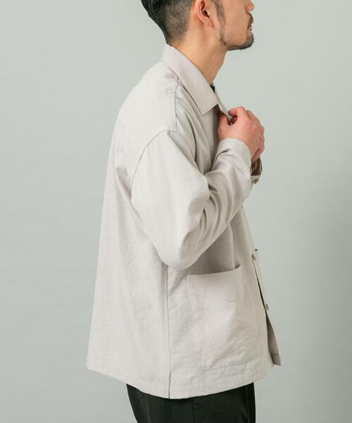 「URBAN RESEARCH ROSSO MEN」 テーラードジャケット LARGE チャコールグレー メンズ_画像9