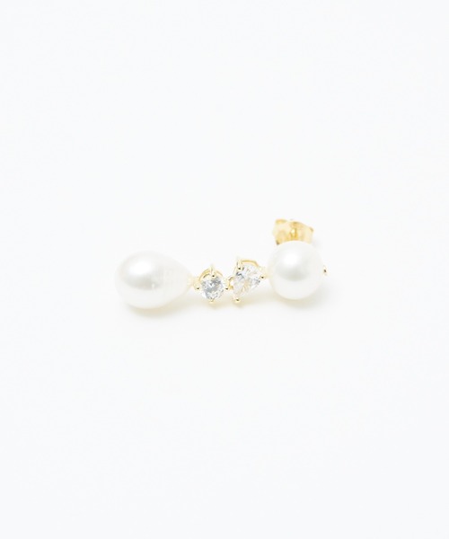 ピアス 「Completedworks /コンプリーテッドワークス」パールピアス レディースの画像