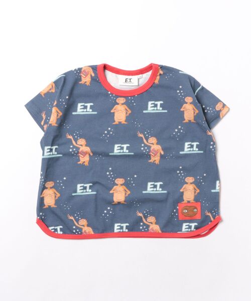 tシャツ 「5/29(金)発売」「Universal × chimajiro0730さん」E.T. 総柄