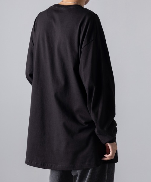 「MAISON CLUB」 長袖Tシャツ 2XL ホワイト メンズ_画像7