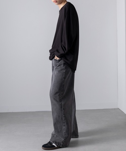 「MAISON CLUB」 長袖Tシャツ 2XL ホワイト メンズ_画像8