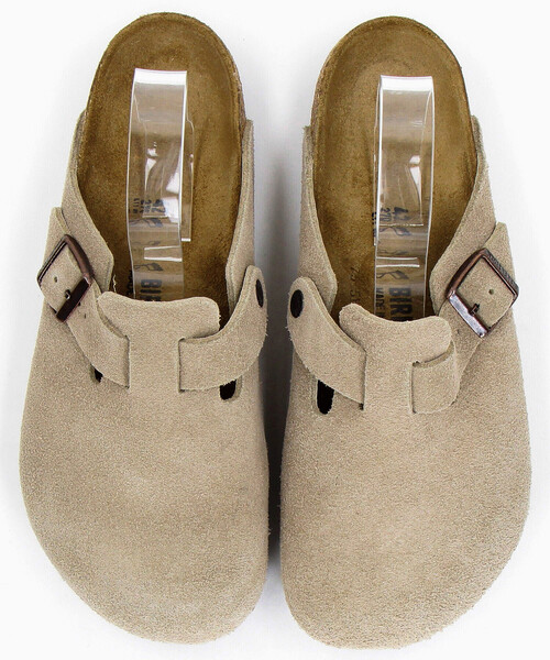 BIRKENSTOCK Boston スエード サンダル ベージュ 42 BIRKENSTOCK（ビルケンシュトック） サンダル Boston / ボストン