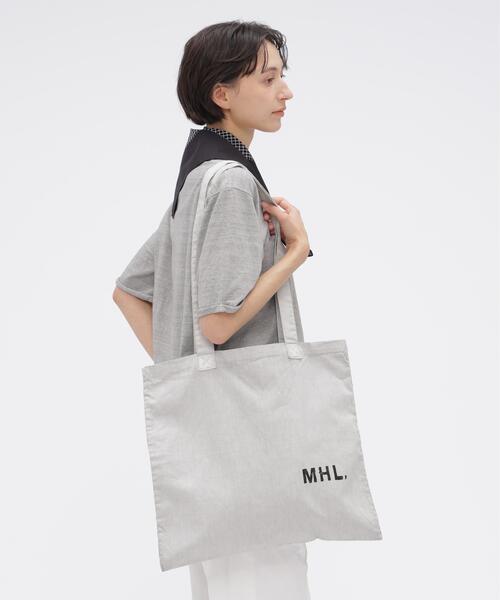 MHL.（エムエイチエル） トートバッグ CARBON DYED COTTON TWILL 