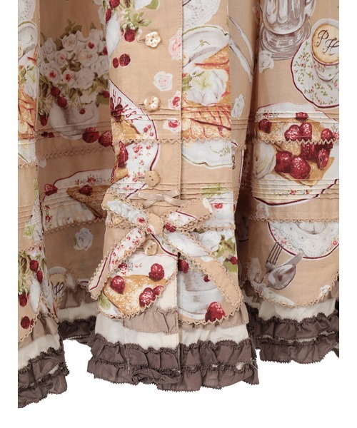PINK HOUSE（ピンクハウス） ワンピース クレープリープリントミディ