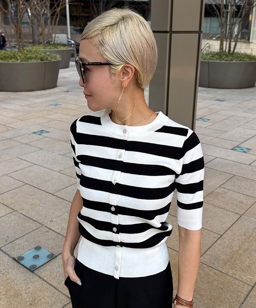 JENNEのカーディガン JENNE」 ニットカーディガン MEDIUM ブラック レディース : ZOZOTOWN