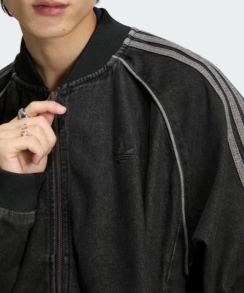 adidas（アディダス） デニムジャケット gジャン SST アディカラー
