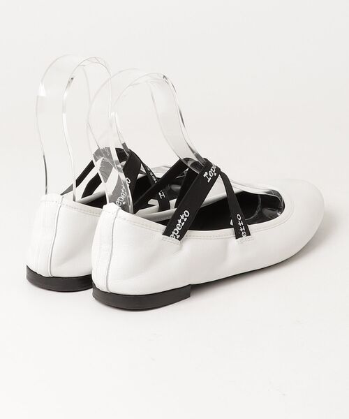 repetto（レペット） フラットパンプス 37.5 ホワイト レディース