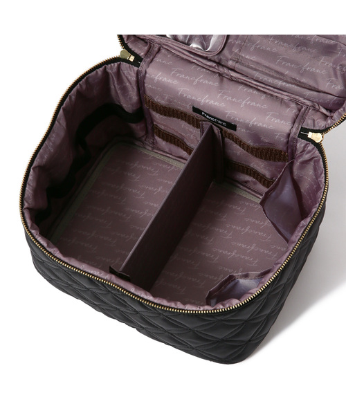 Francfranc（フランフラン） ポーチ ベル バニティポーチ L ブラック