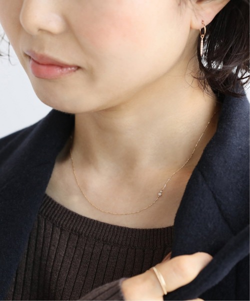 2022新作 ネックレス ダブルダイヤサイドネックレス K10 ZOZOTOWN PayPayモール店 - 通販 - PayPayモール 超激安即納