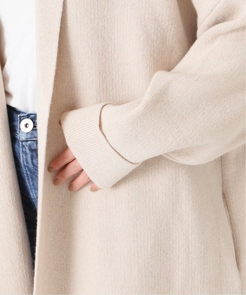 IENA ウールカシミヤガウンコート セール】ウールカシミヤニットガウンコート◇（その他アウター