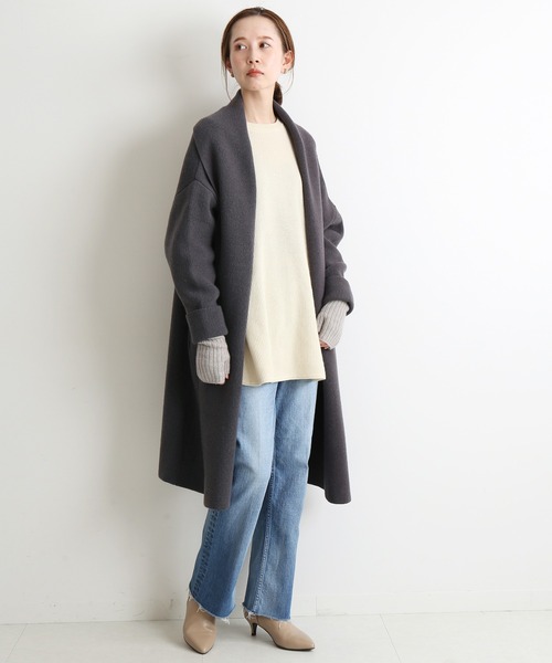 IENA アウター ウールカシミヤニットガウンコート◇ : ZOZOTOWN