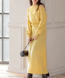 ワンピース 2点セット アンサンブル風オープンショルダーニットセットアップ Zozotown Paypayモール店 通販 Paypayモール