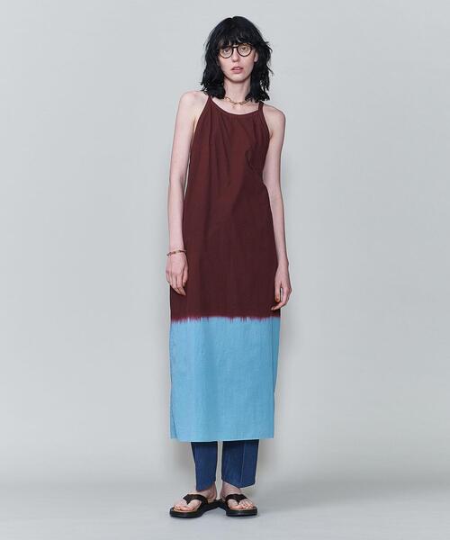 高級感 ワンピース 6 Roku Cotton Dobby Dye Dress ワンピース 最新コレックション Www Maxipiso Com Ar