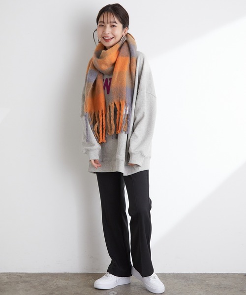 VIS（ビス） マフラー ストール 「リサイクルポリエステル」ふんわり