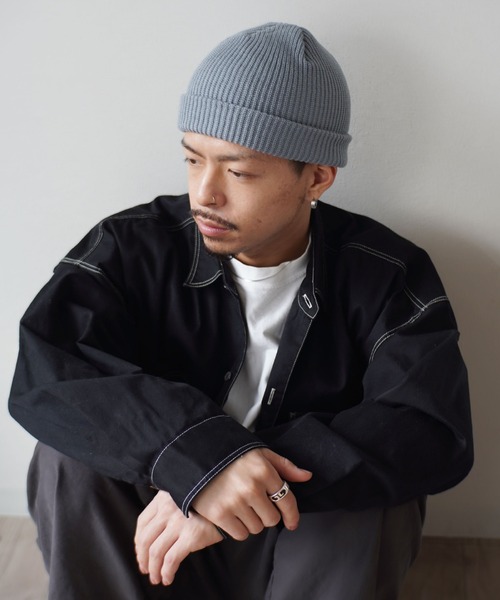 Port ニット帽 ニットキャップ ロール ニット キャップ # メンズ