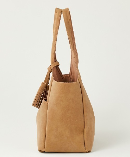 GeeRA（ジーラ） トートバッグ A4対応フリンジ付トートバッグ