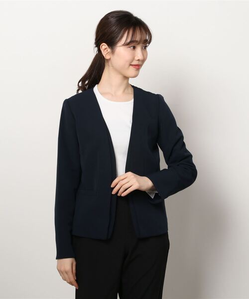 ジャケット 史上一番安い ノーカラージャケット デザインカラージャケット13 0円