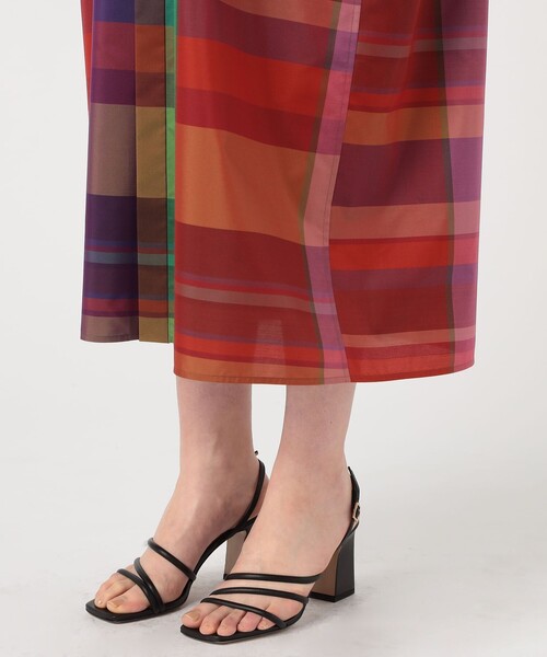 アウター TOMORROWLAND .B シルクプリエステルタフタ チェックロングシャツ チェックロングシャツ .B アウター TOMORROWLAND シルクプリエステルタフタ N6030211398(38720円)