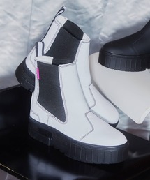 美品 PUMA プーマ MAYZE CHELSEA POP WNS 厚底 楽天市場】PUMA MAYZE CHELSEA POP WNS PUMA WHITE-PUMA BLACK