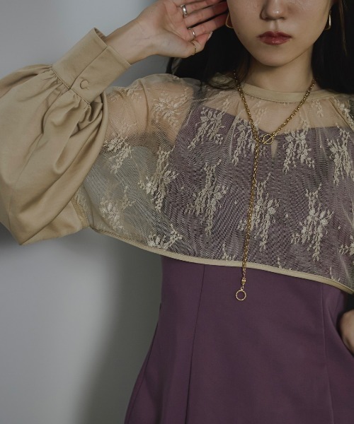 Ezick ドレス Lady set レーストップドレス : ZOZOTOWN Yahoo!店