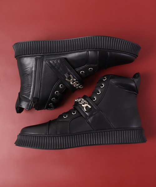 LOVEHUNTER（ラブハンター） スニーカー チェーン付きハイカット