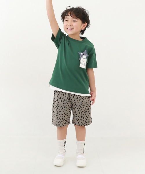 devirock tシャツ 名札穴あかない 半袖Tシャツ キッズ 子供服
