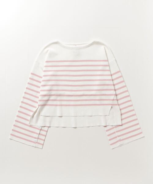 tシャツ Marie Miller ボーダーベルスリーブトップ レディース MARIE MILLER tシャツ Marie Miller ボーダーベルスリーブトップ