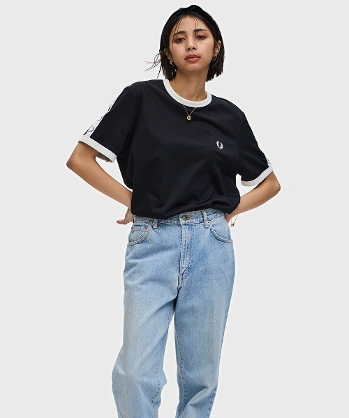 FRED PERRY（フレッドペリー） tシャツ Taped Ringer T-Shirt／テープ
