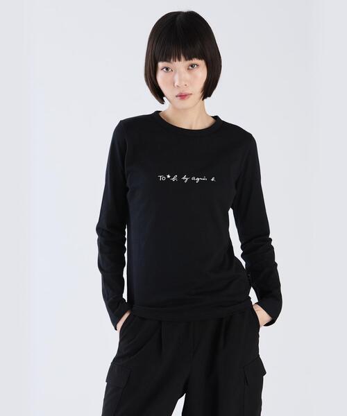 tシャツ ロゴロングスリーブ Ｔシャツ レディース