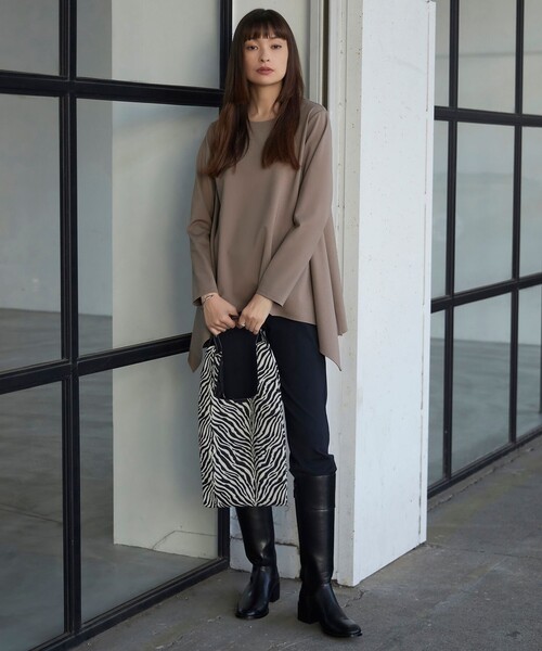 ICB（アイシービー） パンツ 「洗える」テックストレッチ レギンス