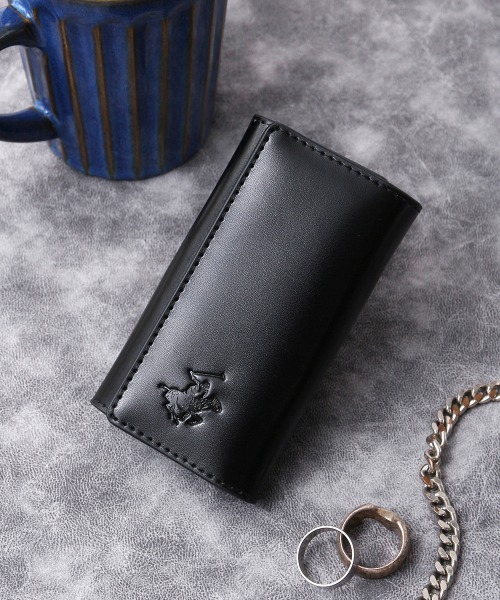 【未使用】キーケース　BEVERLY HILLS POLO CLUB， BEVERLY HILLS POLO CLUB キーケース 「Beverly Hills Polo Club