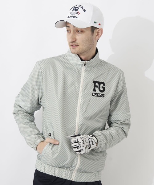 フィラ FILA ゴルフウェア 長袖 ジャケット アウター 裏起毛 刺繍 FILA