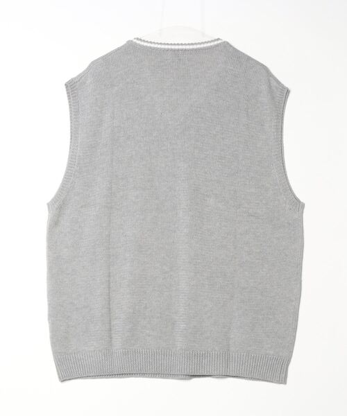 ベスト ジレ V-NECK SWEAT VEST レディース メンズ Subciety ベスト ジレ V-NECK KNIT VEST メンズ レディース