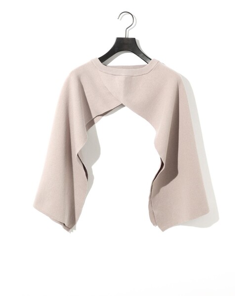 MIDIUMISOLID ベスト ジレ for Ladies アラウンド2WAYニット