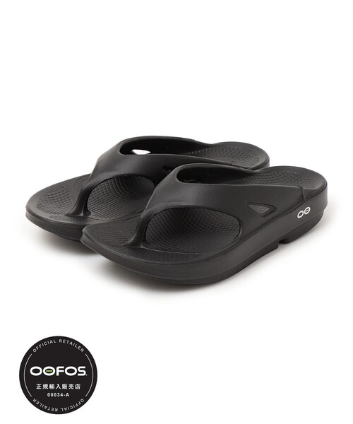 OOFOS 「OOFOS」 ビーチサンダル 24 オフホワイト レディース