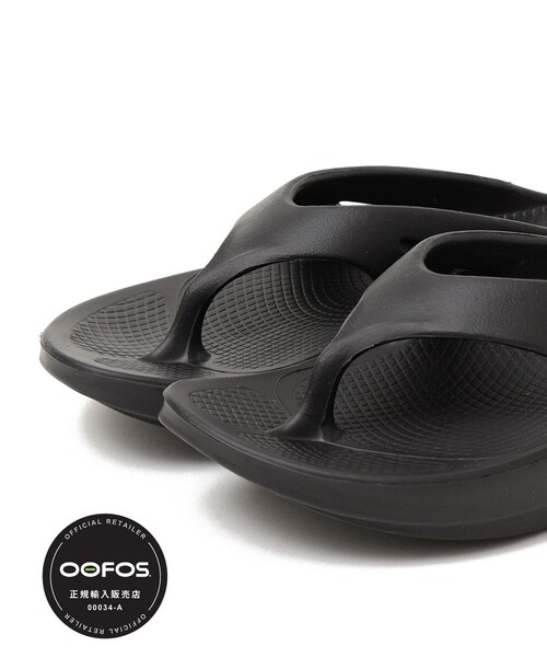OOFOS 「OOFOS」 ビーチサンダル 24 オフホワイト レディース