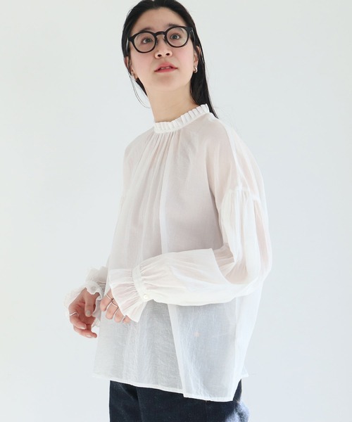 fig London（フィグロンドン） ブラウス シャツ _Duca BL