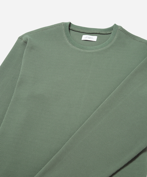 Saturdays NYC ワッフルロンT カーキ 長袖 サタデーズニューヨーク Saturdays NYC（サタデーズ ニューヨークシティ） tシャツ Performance