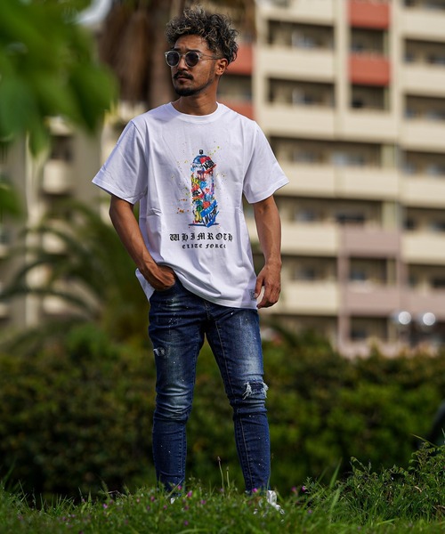 adamsJUGGLER（アダムスジャグラー） tシャツ W/R O.Eスプレーティー