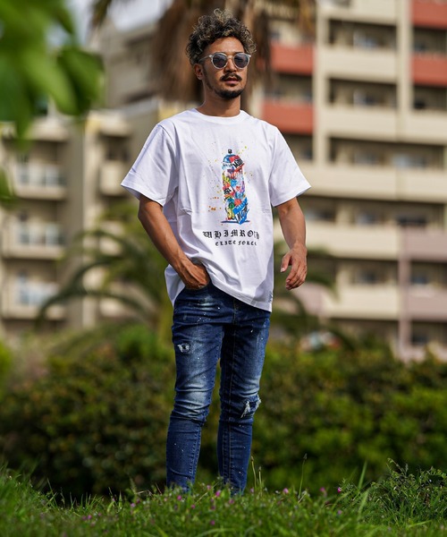 adamsJUGGLER（アダムスジャグラー） tシャツ W/R O.Eスプレーティー