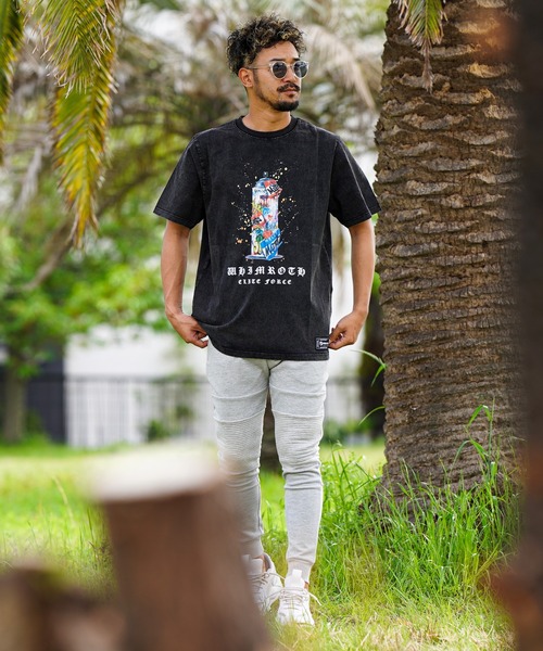 adamsJUGGLER（アダムスジャグラー） tシャツ W/R O.Eスプレーティー