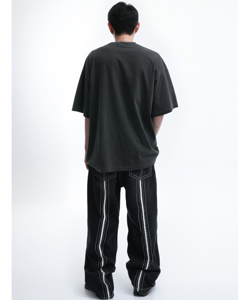 OY tシャツ 「OY/オーワイ」 PIGMENT BLUE PATCH T/ピグメント