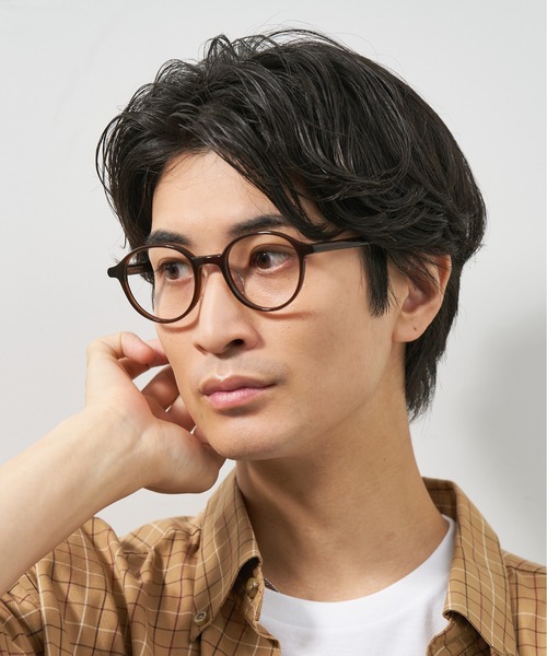 Zoff（ゾフ） 伊達メガネ メガネ 眼鏡 「WEB限定」ボストン型 メガネ